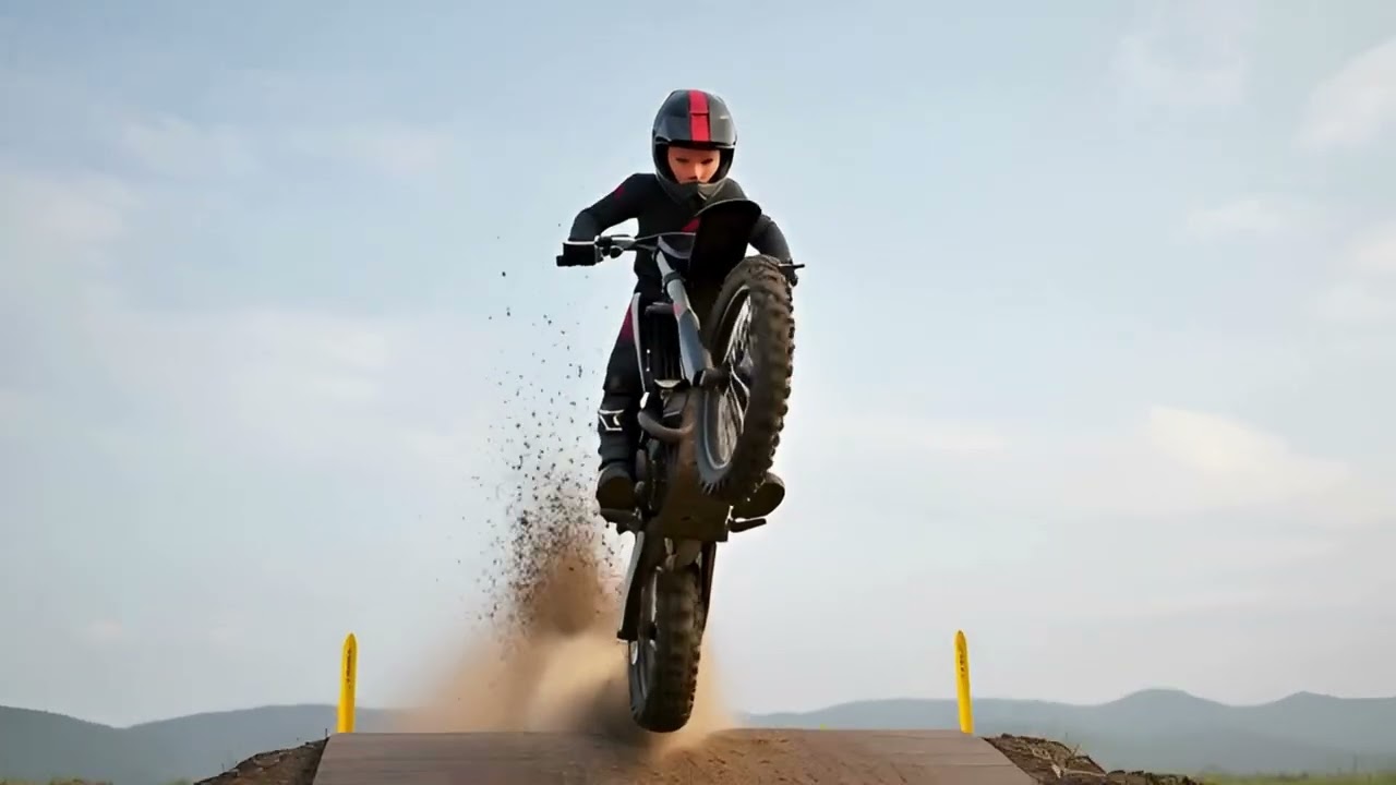 Dirt Bike Stunt Experiment