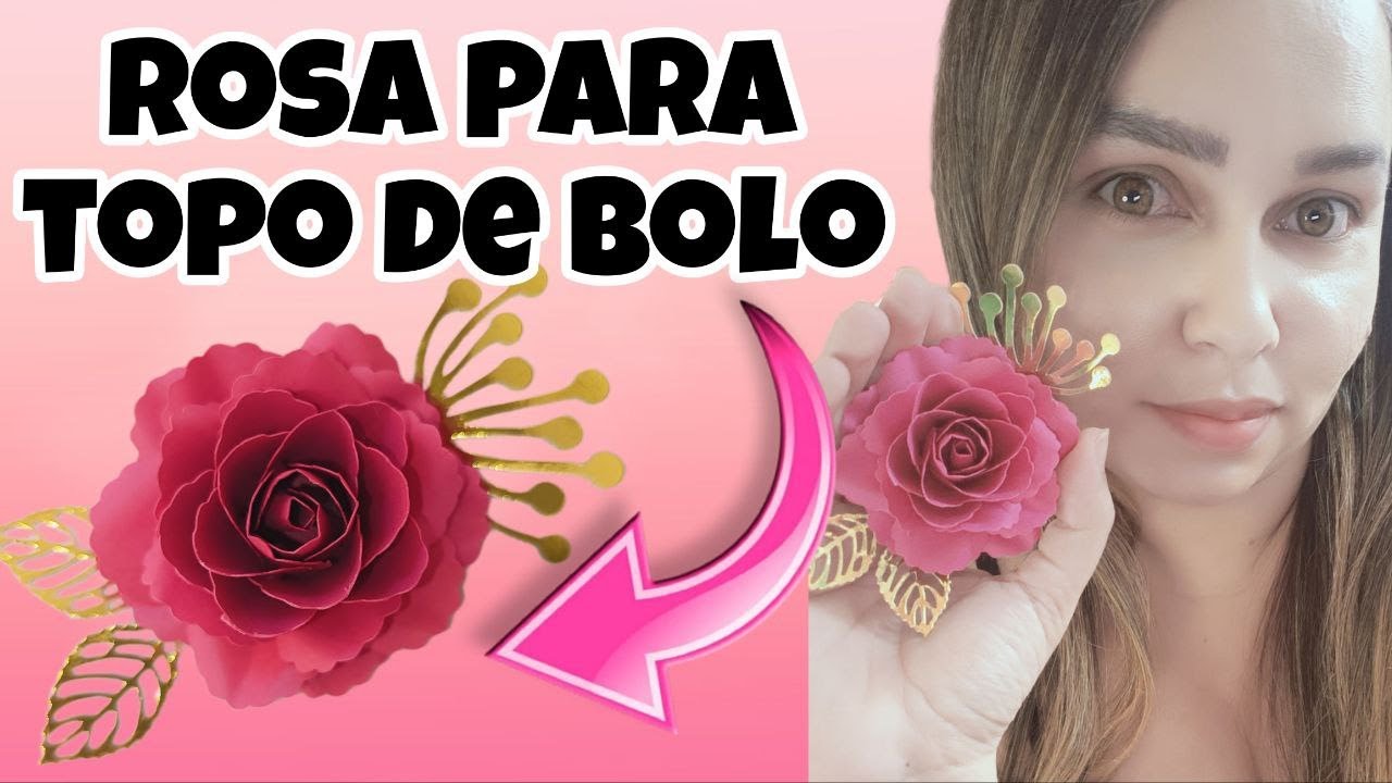 Como fazer um topo de bolo com flores personalizado (passo a passo)