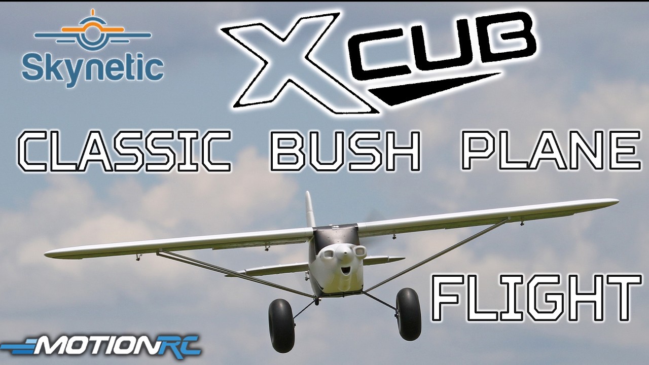 Skynetic XCub 1500mm Classic Bush Plane Full Flight | Motion RC