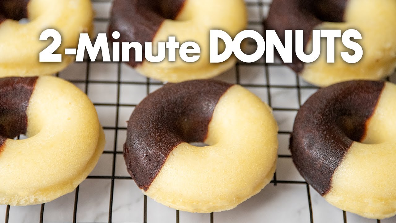 2-Minute Microwave Donuts 🍩 | Easy and Quick MICROWAVE Recipes