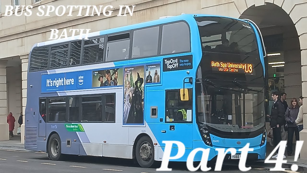 Bus Spotting in Bath Spa 2026 Part 4!