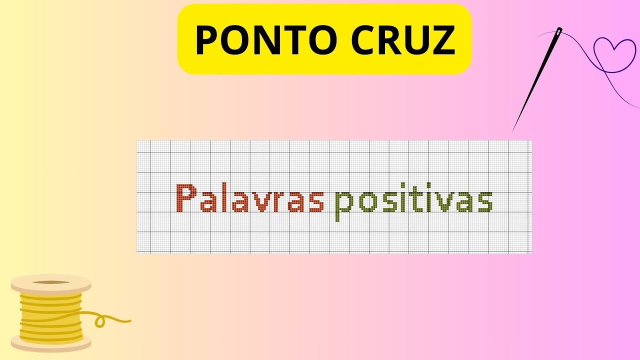Bordando Boas Energias | Gráficos com Palavras Positivas