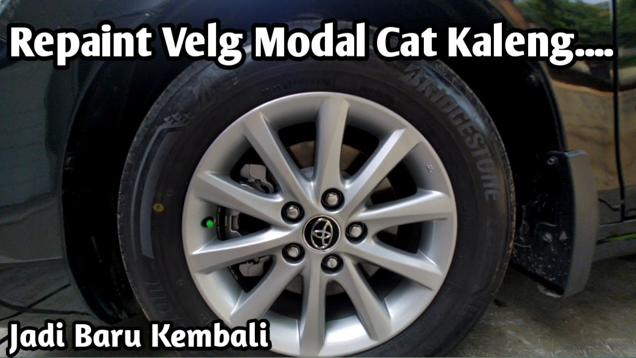 Cat Velg Mobil Pakai Cat Semprot | Samurai Paint Y155 Crystal Silver