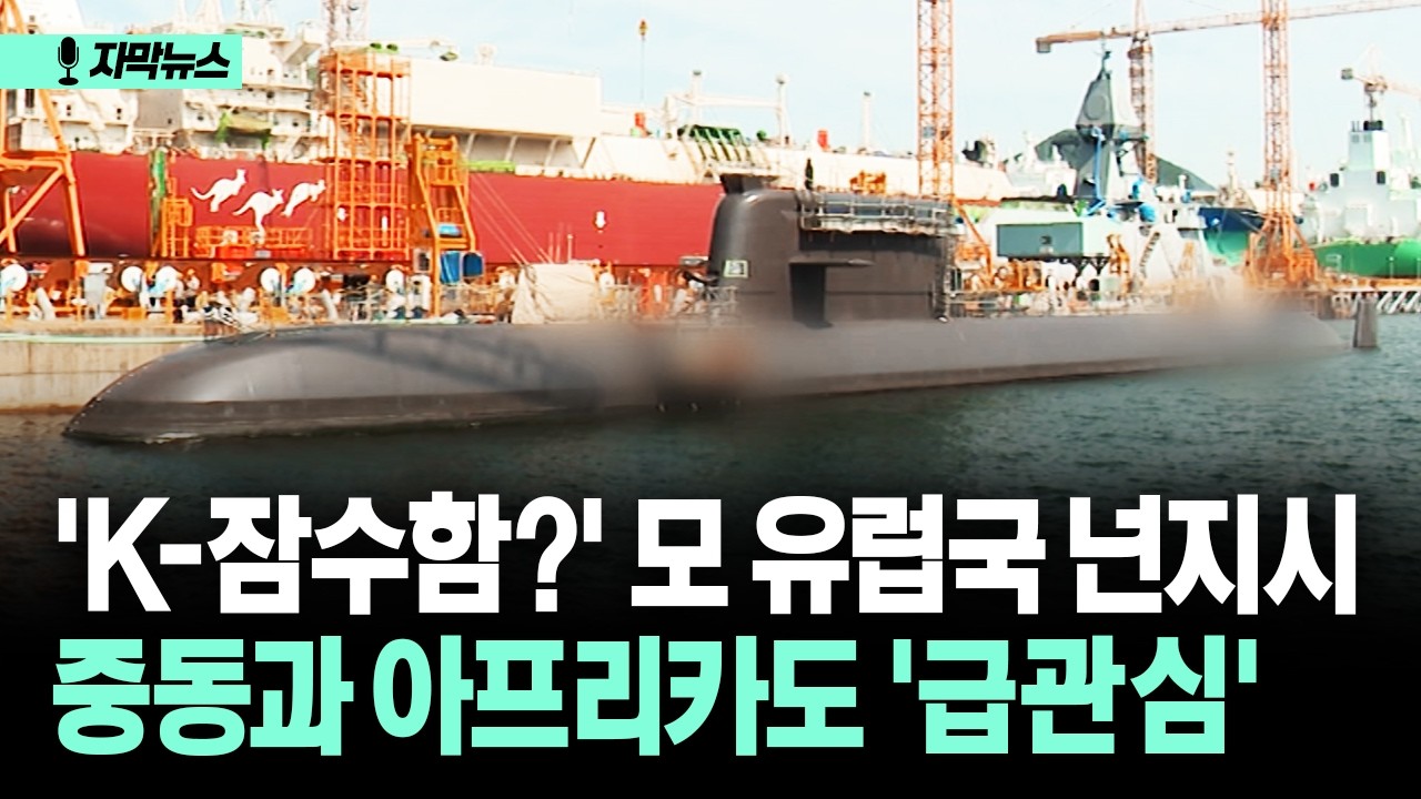 [자막뉴스] 'K-잠수함?' 모 유럽국 넌지시... 중동과 아프리카도 '급관심'