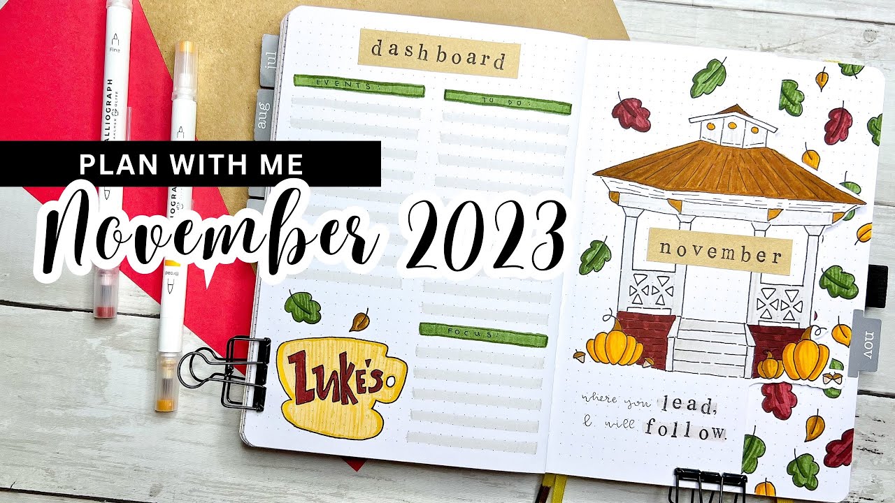 PLAN WITH ME || November 2023 Bullet Journal Setup