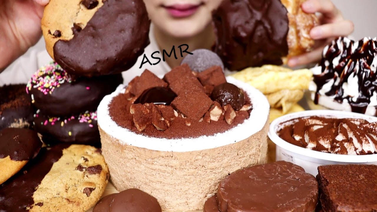 [ASMR] Шоколадный десерт