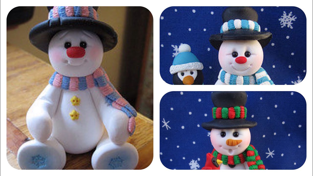 CREATING A POLYMER CLAY SNOWMAN