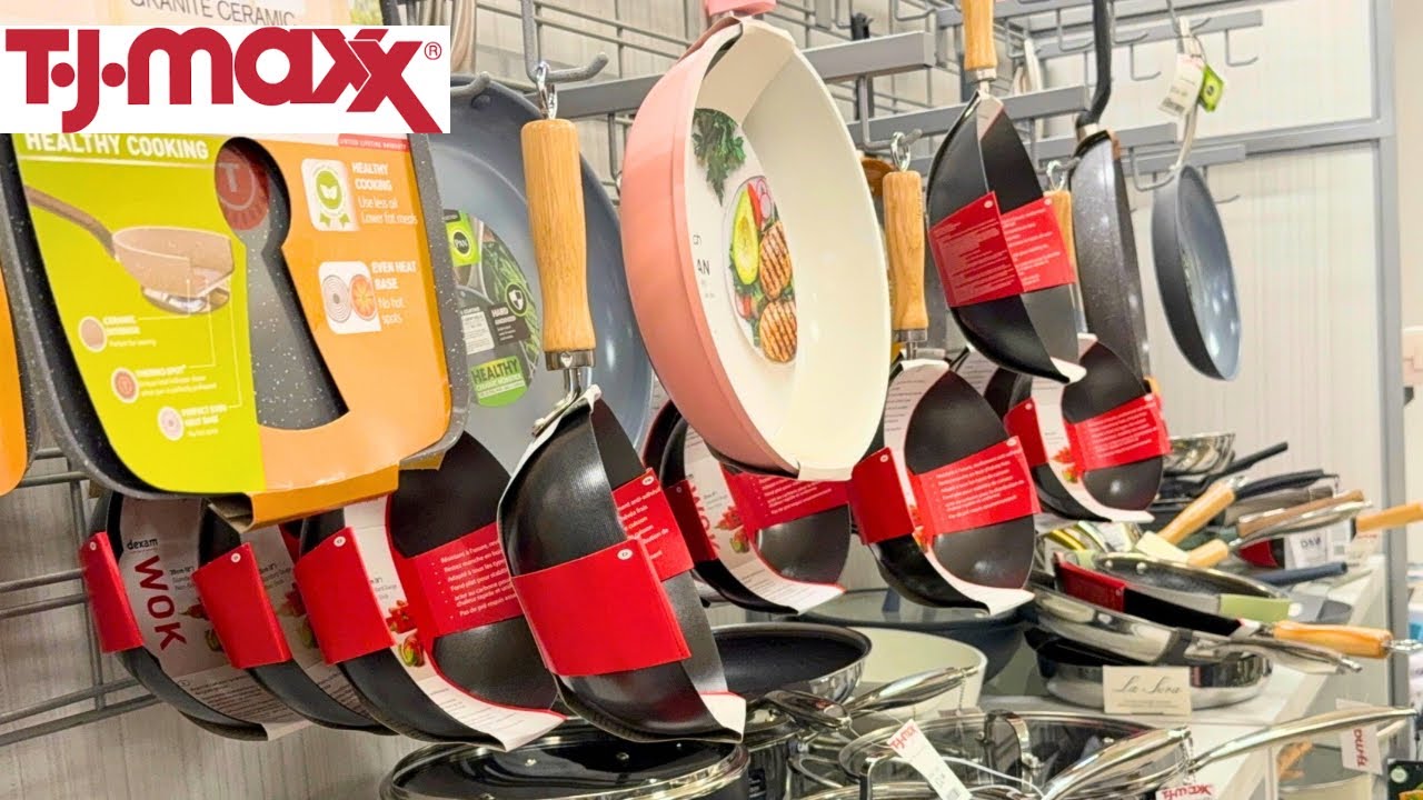 TJ MAXX KITCHENWARE POTS and PANS [SALE ]D&W COOKWARE All-Clad SHOP WITH ME 