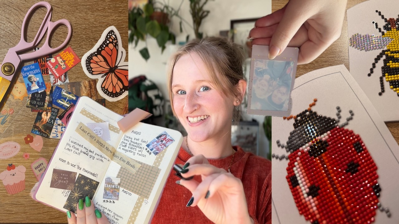 WEEKLY VLOG | sick week, but got to do some fun crafts and start a new hobby