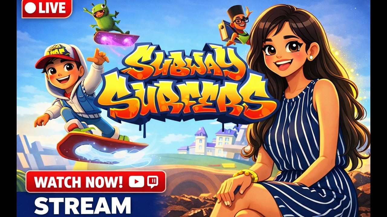 Subway surfers live #shortsfeed #viral #viralshortlive #gaming #shorts #subwaysurfers