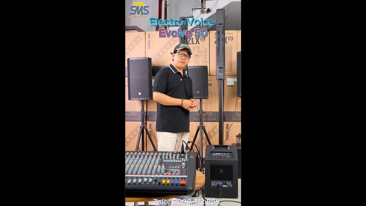 Loa Cột Electro Voice Evolve 50 Không Tích Hợp Mixer