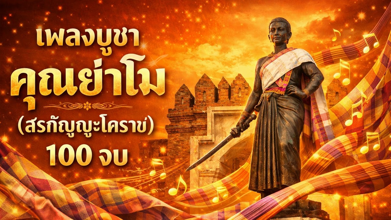 เพลงสวดคุณย่าโม 100 จบ (Korat Melody) สรภัญญะขลังๆ ขอพรชัยชนะ แคล้วคลาด #เพลงสวดมนต์