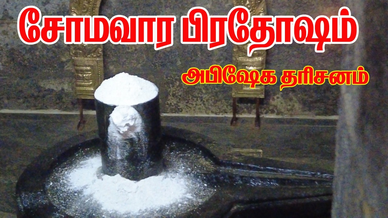 🔴Liv: சோமவார பிரதோஷம் சிவன் மகா அபிஷேக தரிசனம்