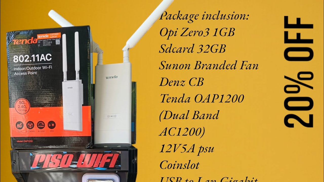 Tenda OAP1200 dual band - 100Meters Range test solid pa ang speed