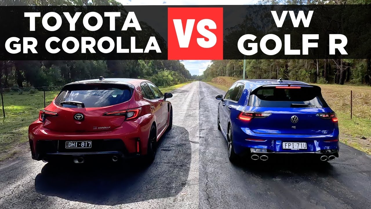 Drag Race: Volkswagen Golf R 2026 против Toyota GR Corolla – разгон от 0 до 100 миль/ч и сравнение