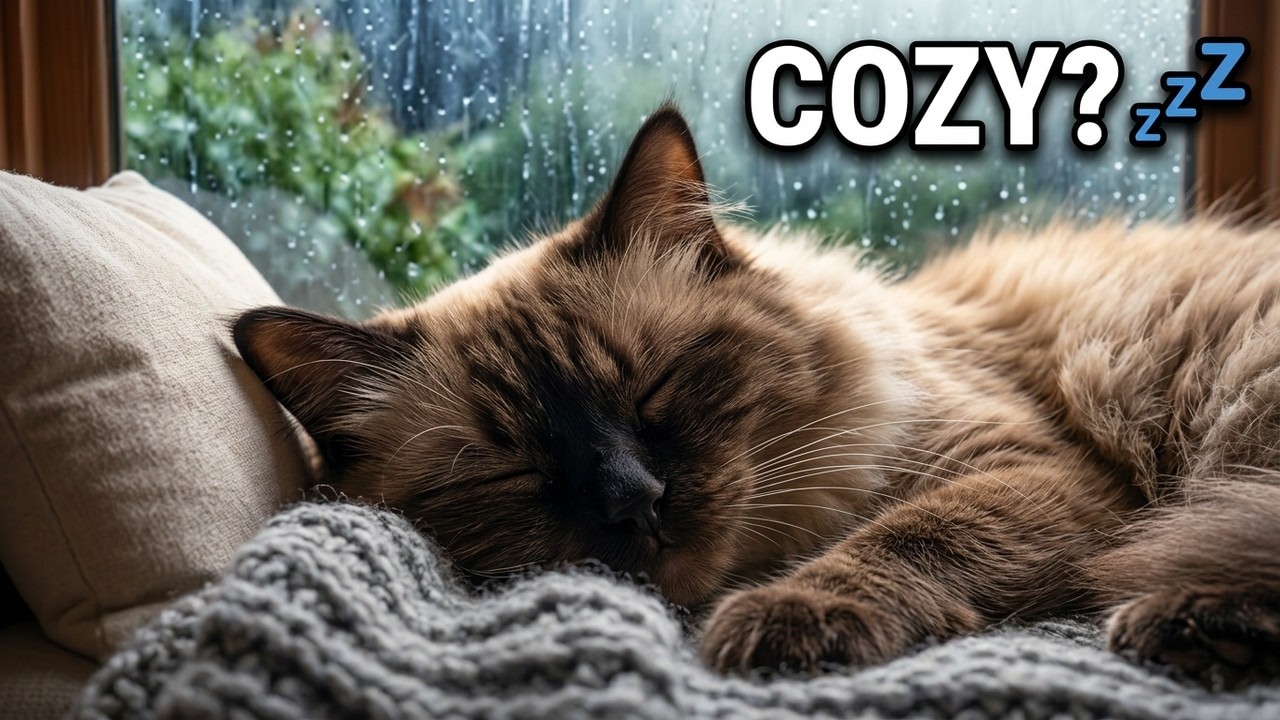 Rain for Sleep 🌧️ | Calm Night Rain & Cosy Ambience