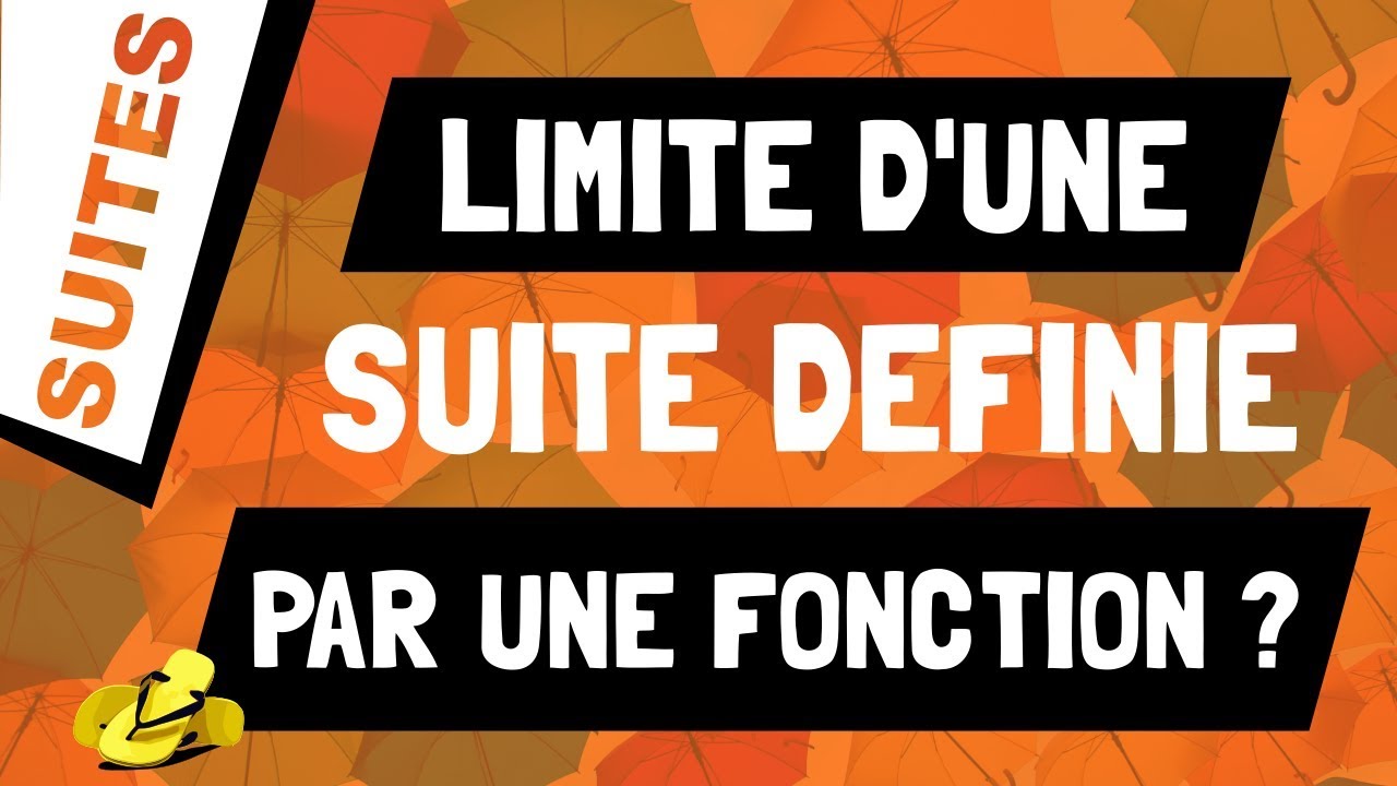 Comment calculer limite d'une suite d&eacute;finie par une fonction f ?