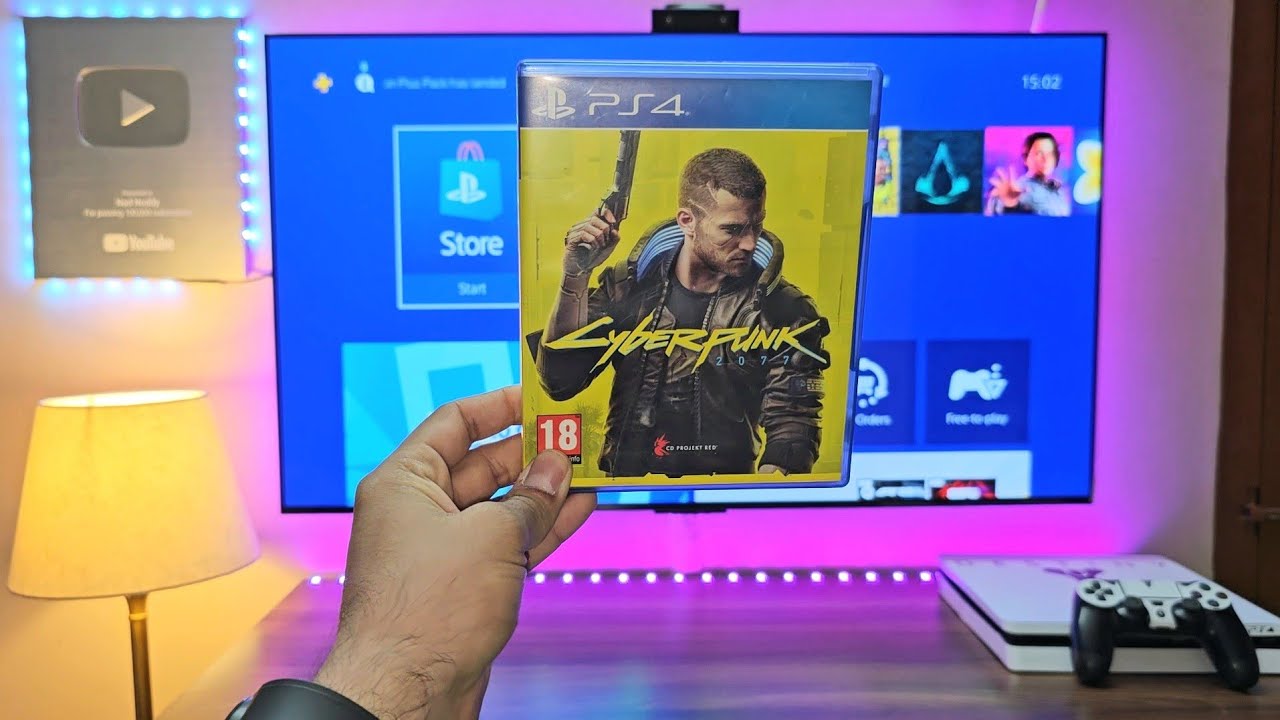 Cyberpunk 2077 (PS4 Slim) in 2024 | LG OLED C3 42