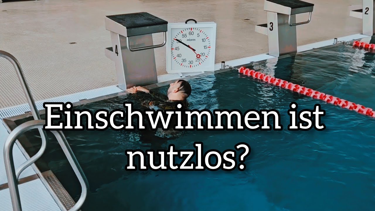 Wie wichtig ist das Einschwimmen für den restlichen Trainingsplan. Am Bespiel vom Kleiderschwimmen.