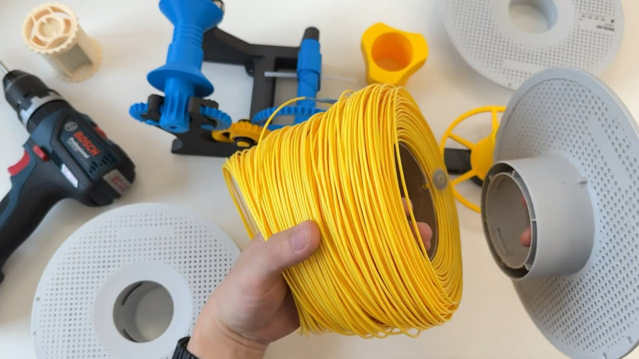 Rewinding a loose spool with the PASTA lite
