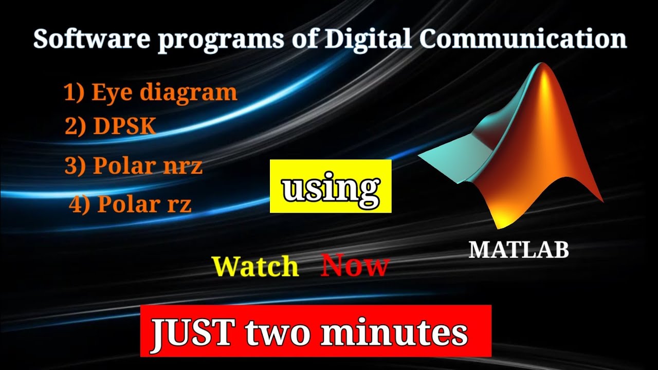 DIGITAL COMMUNICATION LABORATORY SOFTWARE || VTU ECE 6Th SEM || USING MATLAB || ECE BRANCH ||