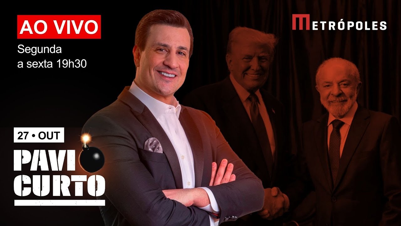 PAVIO CURTO COM PAVINATTO AO VIVO (27/10): LULA COM TRUMP; ELEI&Ccedil;&Otilde;ES 2026; E MAIS NOT&Iacute;CIAS RUINS
