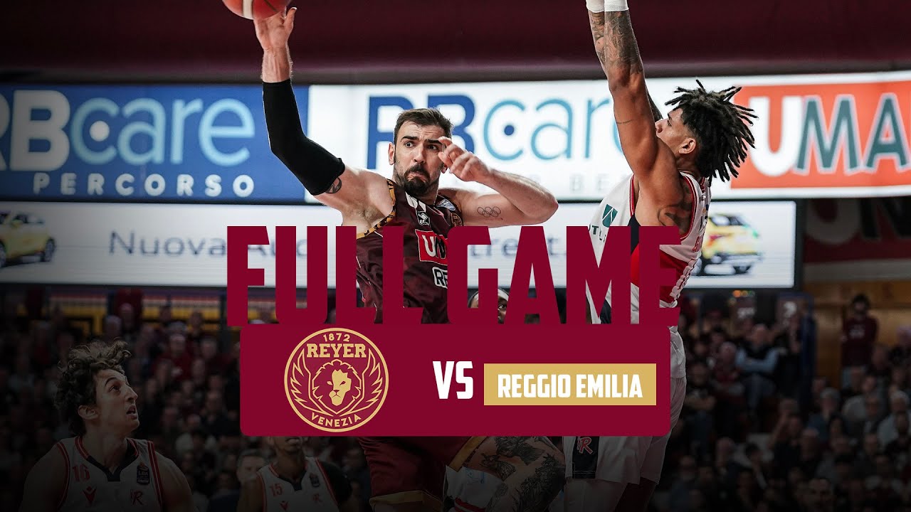 Umana Reyer Venezia - UNAHOTELS Reggio Emilia: Gara 2 quarti di finale Playoff 2023/24 - FULL GAME