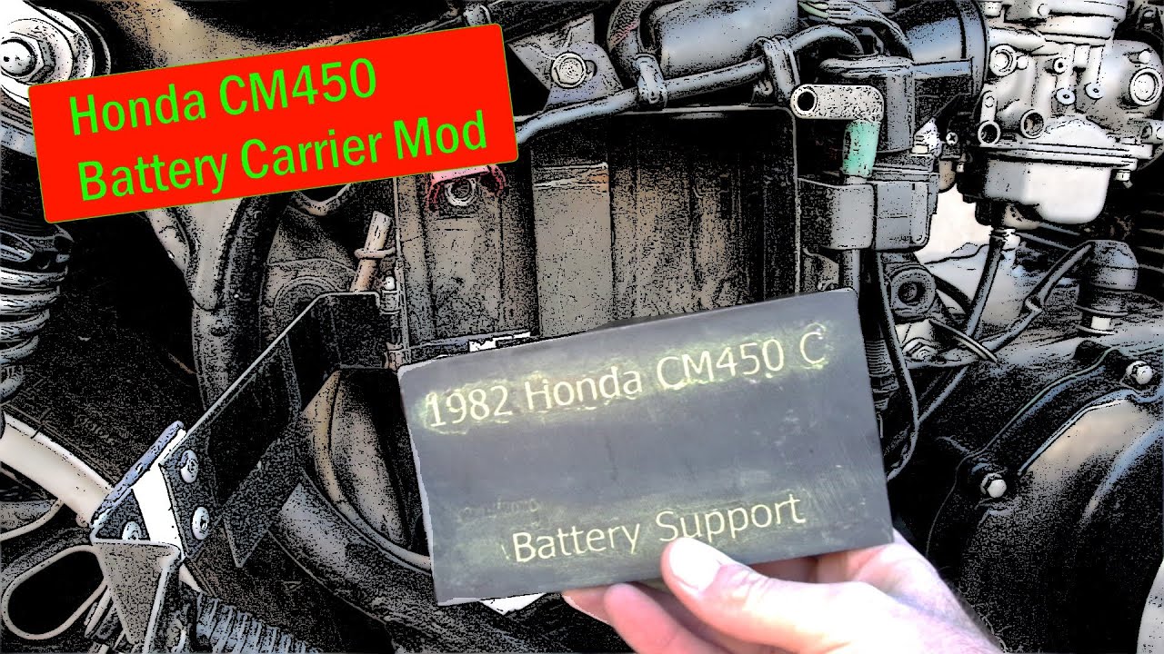 Vintage Motorcycle: Honda CM450 Battery Box Mod