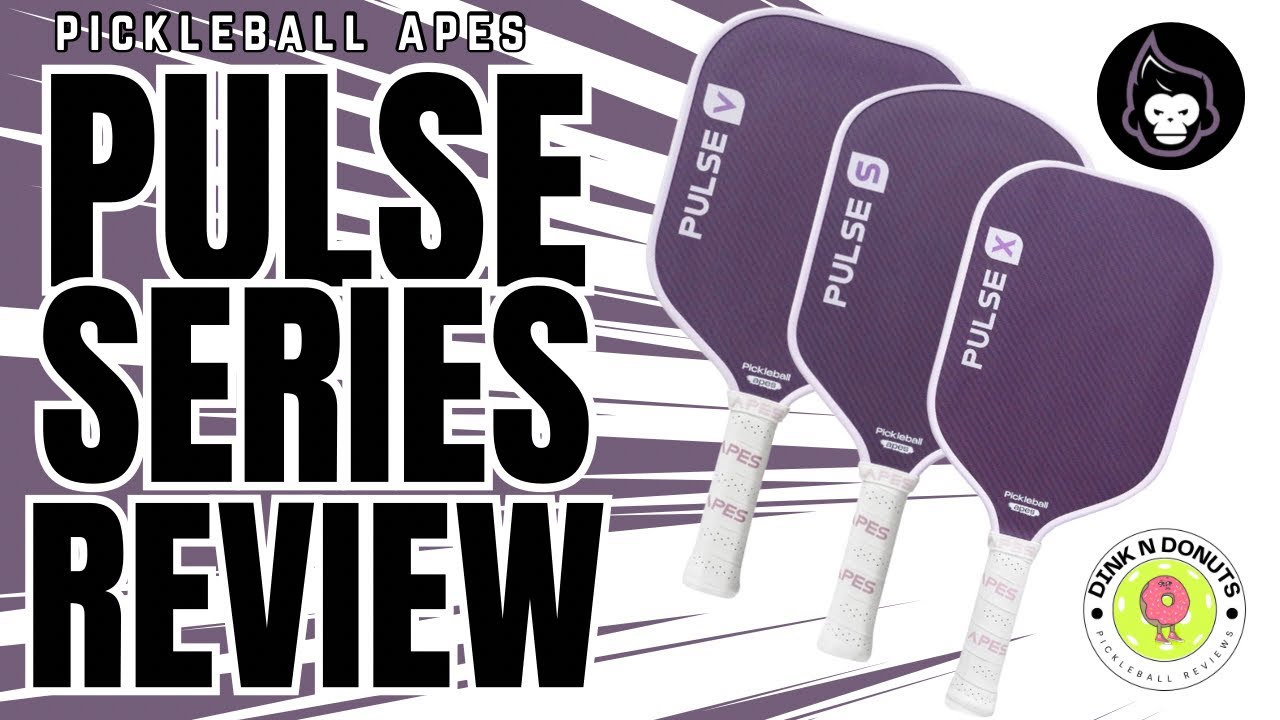 Pickleball Apes Pulse Series Review: S,X,&V Paddles Compared