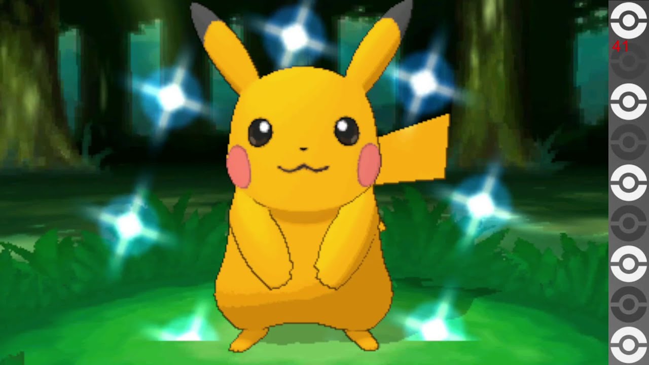 SHINY PIKACHU IN XY VIA POKERADAR