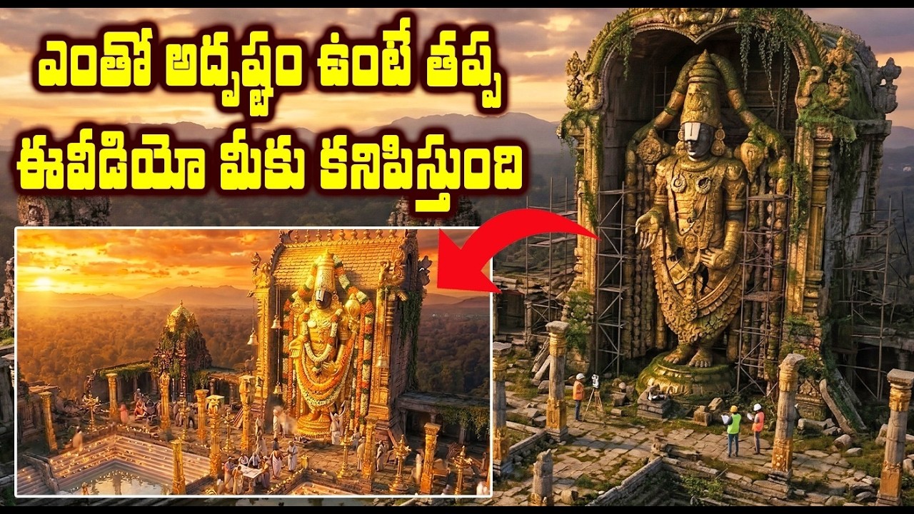 ఈ వెంకటేశ్వర స్వామి ఆలయం నిర్మాణం చూస్తే పుణ్యం కలుగుతుంది | Venkateswara Swamy Temple Construction