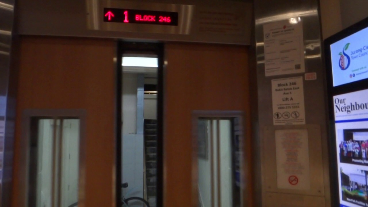 Blk 246 Bukit Batok Residential HDB, Singapore - IFE Joymore-CR Traction Elevator