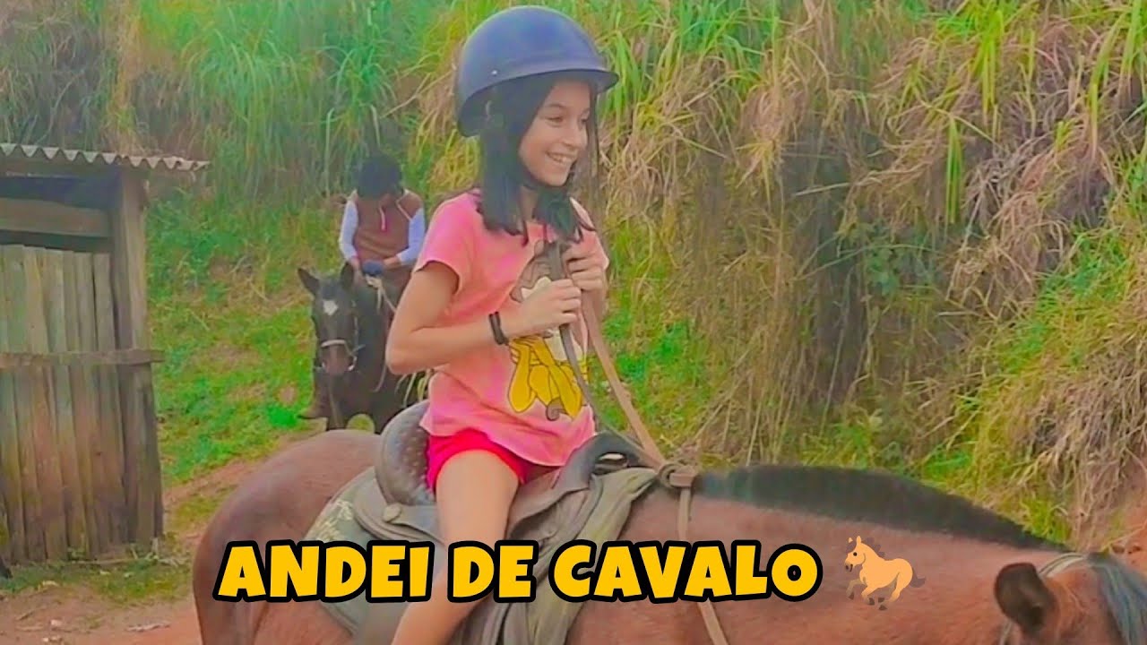 ANDEI DE CAVALO PELA PRIMEIRA VEZ! 🐎💕