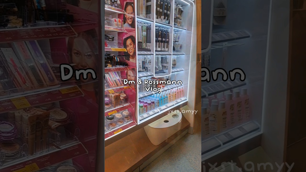 Dm & Rossmann Vlog🫶🏻💘 #dm #rossmann #vlog #skincare #aesthetic #fypシ゚ #viralvideo