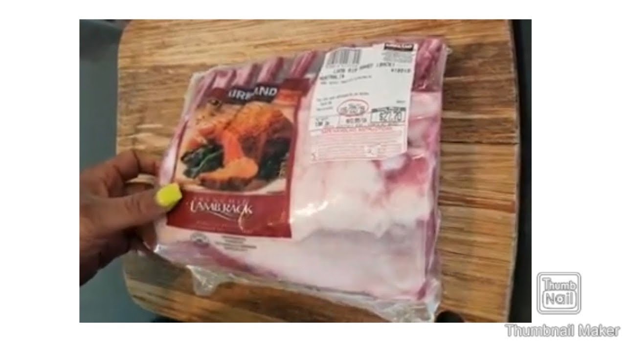 How to turn a Rack of Lamb into Chops