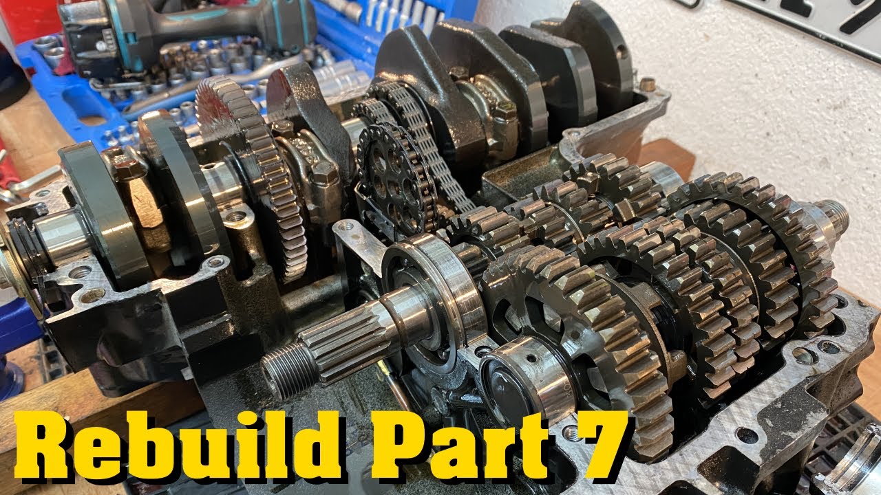 Kawasaki ZXR 750 H1 Remove Pistons | Splitting Engine Cases | Kolben | Motor [Engine Rebuild Part 7]