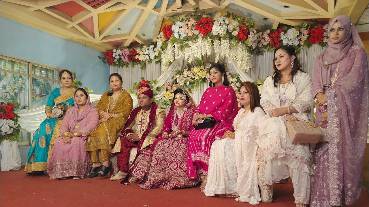 অনেক ঝড় ঝাপটা শেষ করে বিয়েটা হলো অবশেষে। #nusrat life#bangla #wedding #Nusrat life