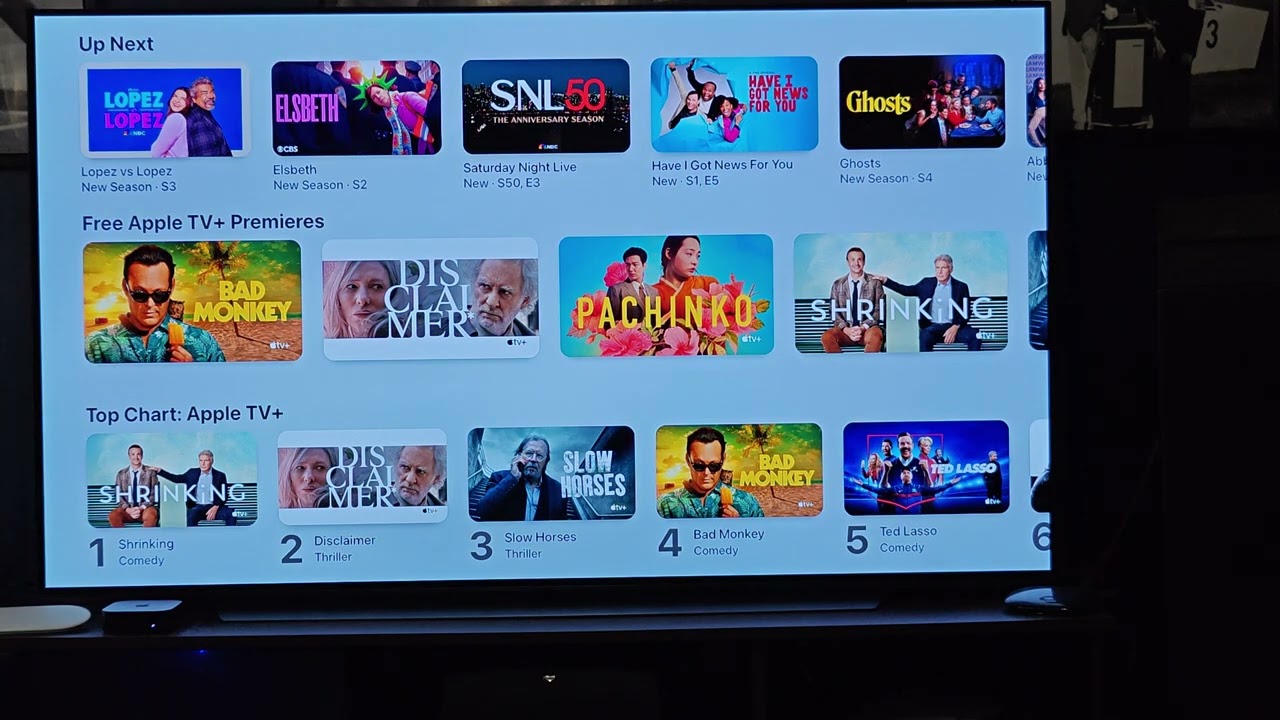 Apple TV 4k Up Next