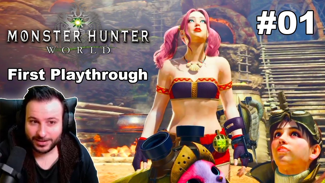 My First Time Playing a Monster Hunter Game! - Monster Hunter World - First Playthrough - Part 01