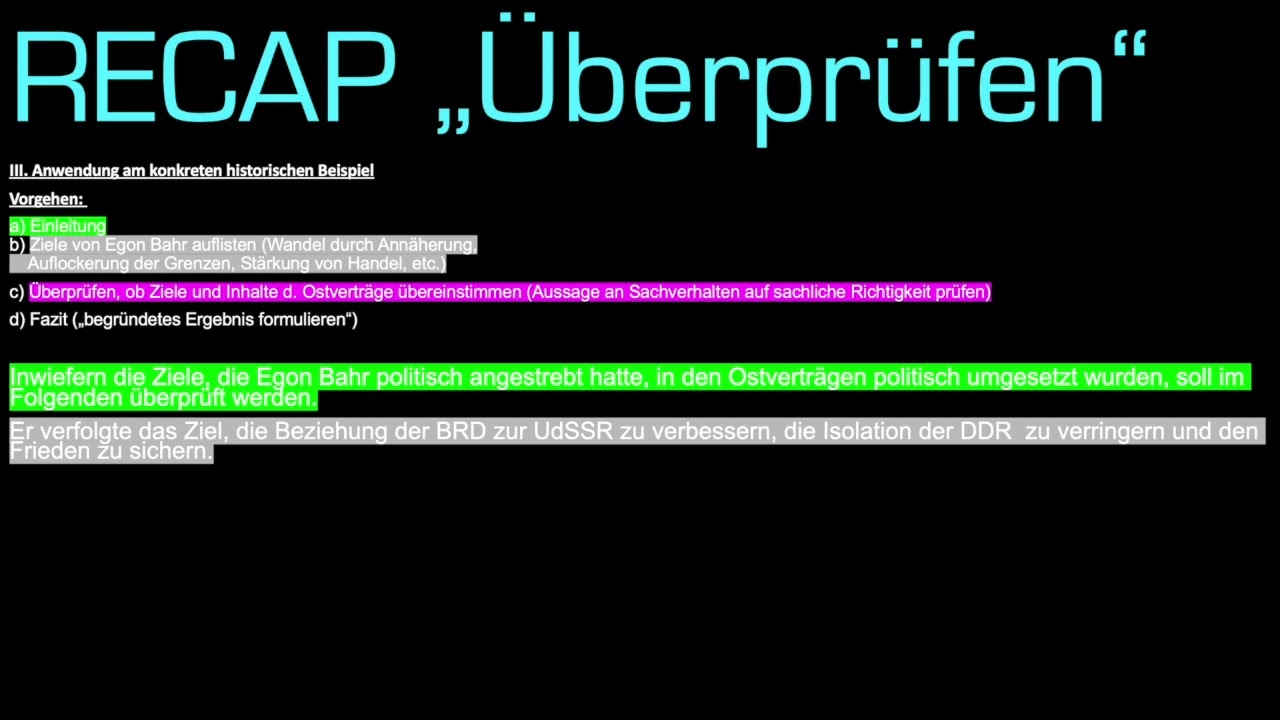 Operator: Überprüfen - Wie überprüfe ich richtig?