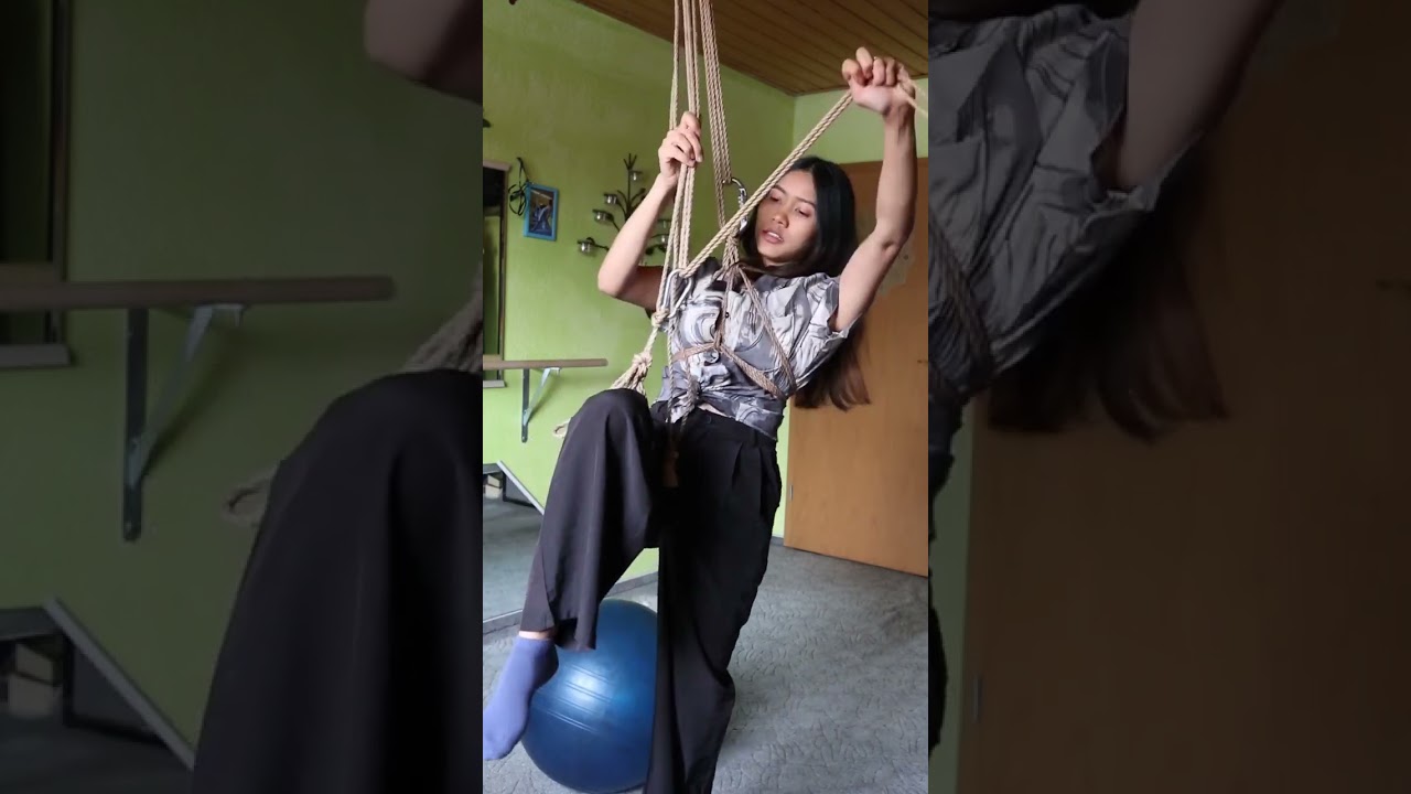 Self Suspension #ropeart #shorts #shibari