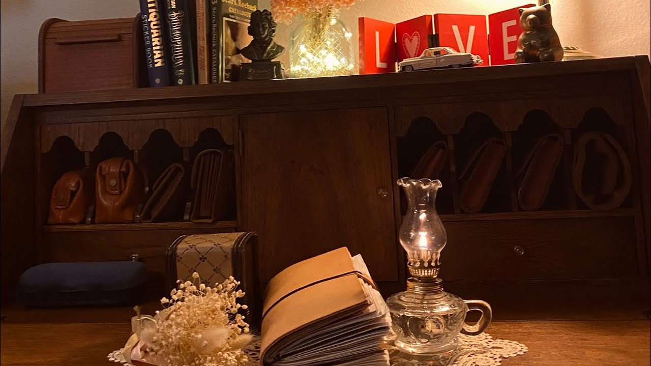 ASMR | valentine’s week spread | vintage journaling #39