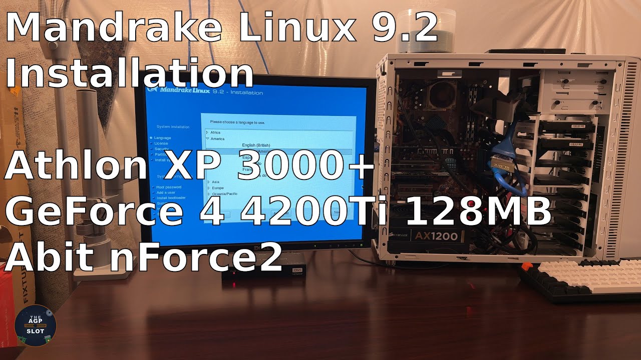 Mandrake Linux 9.2 on an Athlon XP