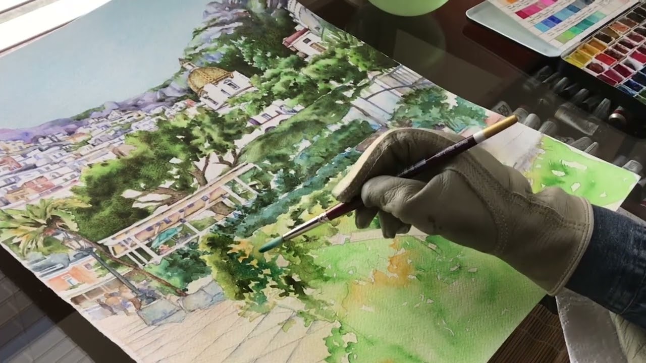 Painting Positano, Amalfi Coast | Watercolor Behind the Scenes