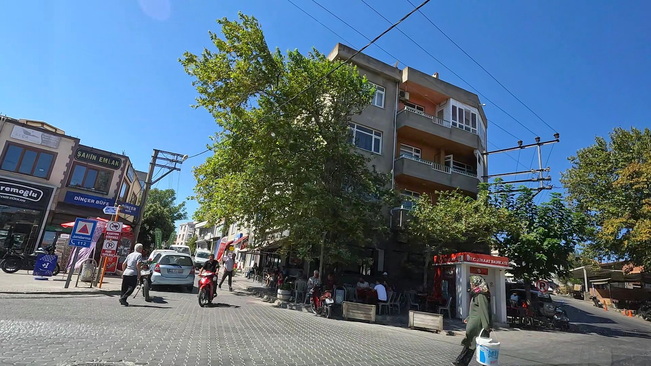Çanakkale Ayvacık | Çarşı ve Şehir Merkezi Turu | City Center Driving Tour | 4K | 60fps | 2025 |