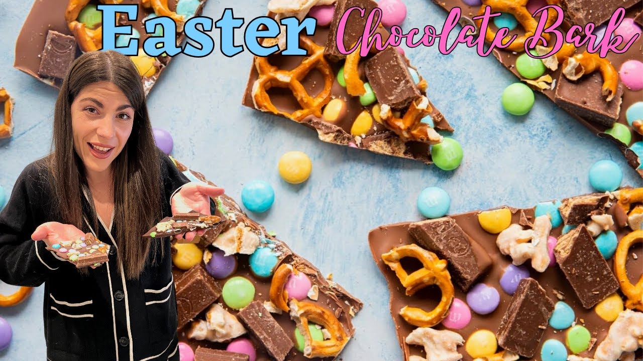 THE BEST SNACK! EASTER CHOCOLATE BARK