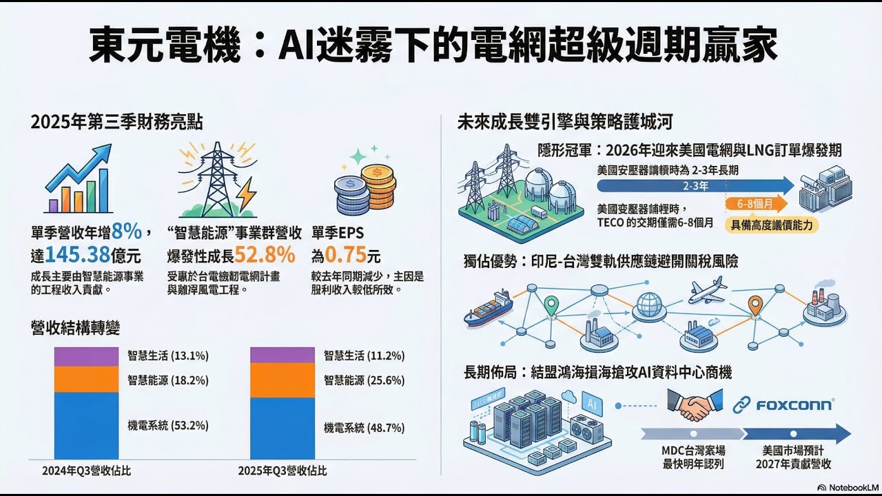 東元(1504.TW) ：AI迷霧下的電力贏家