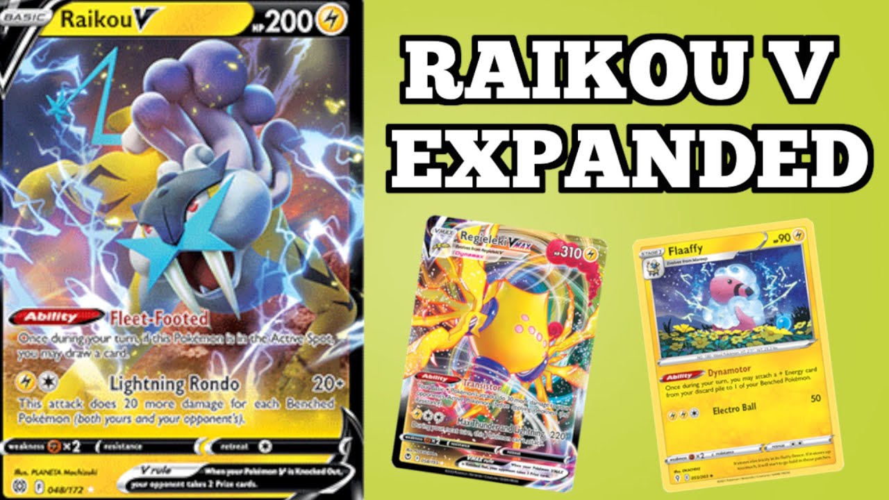 Raikou V Can Deal a Lot of Damage!- PTCGO Expanded