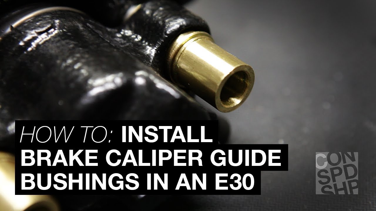 Brass Caliper Guide Bushing Install - E30 - Condor Speed Shop