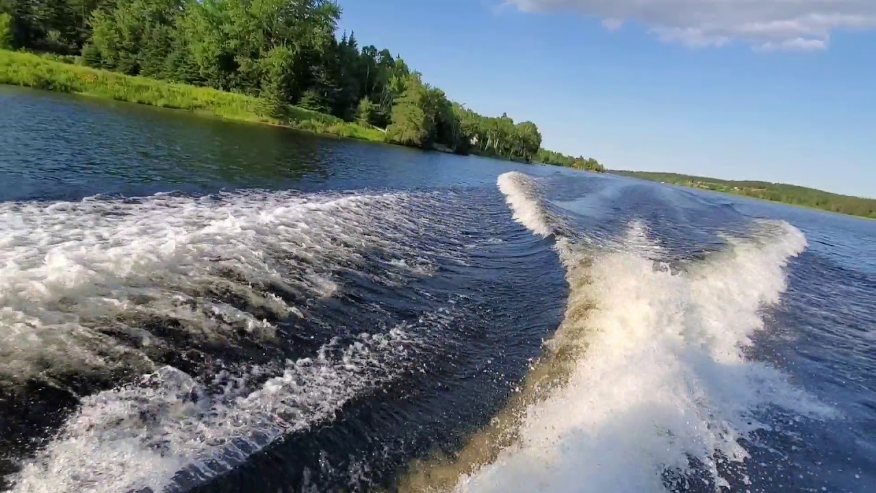 Boating on the Mira River (Marion Bridge, N.S.)